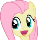 😏 emoji Fluttershy Telegram sticker 10 of 41