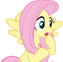 😱 emoji Fluttershy Telegram sticker 22 of 41