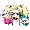 😈 emoji Harley Quinn Telegram sticker 9 of 25