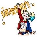 😁 emoji Harley Quinn Telegram sticker 18 of 25
