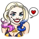 😁 emoji Harley Quinn Telegram sticker 14 of 25