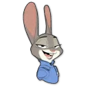 😏 emoji Judy Art Of Zootopia Telegram sticker 1 of 33