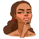 👀 emoji Maria del Carmen Telegram sticker 16 of 50