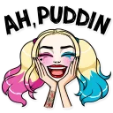 😊 emoji Harley Quinn Telegram sticker 6 of 25