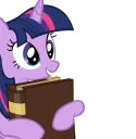 📕 emoji Twilight Sparkle Telegram sticker 13 of 47