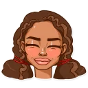 😊 emoji Maria del Carmen Telegram sticker 19 of 50
