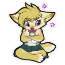 😡 emoji Ash Coyote Telegram sticker 6 of 18