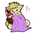 💤 emoji Ash Coyote Telegram sticker 9 of 18