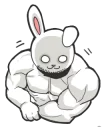 Rabbo the Muscle Rabbit by Babustudio
