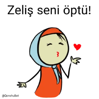 💋 emoji Zeliş @Qonshubot Telegram sticker 19 of 31