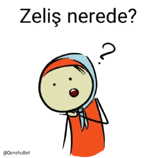 🤔 emoji Zeliş @Qonshubot Telegram sticker 5 of 31