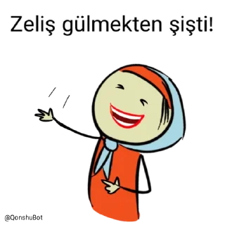 🤣 emoji Zeliş @Qonshubot Telegram sticker 23 of 31