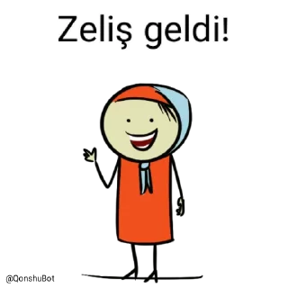 ✋️ emoji Zeliş @Qonshubot Telegram sticker 1 of 31