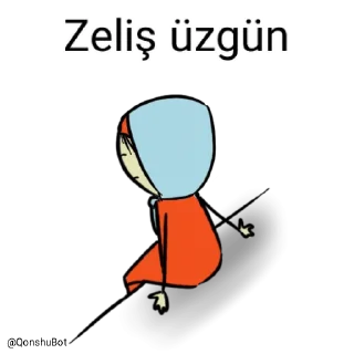 😓 emoji Zeliş @Qonshubot Telegram sticker 11 of 31