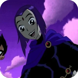 👾 emoji 𝐑𝐚𝐯𝐞𝐧 2003. Тгк: @RavenTeenTitans03 Telegram sticker 19 of 39