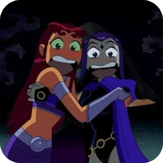 👾 emoji 𝐑𝐚𝐯𝐞𝐧 2003. Тгк: @RavenTeenTitans03 Telegram sticker 5 of 39