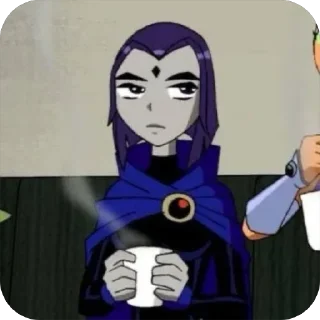 👾 emoji 𝐑𝐚𝐯𝐞𝐧 2003. Тгк: @RavenTeenTitans03 Telegram sticker 9 of 39