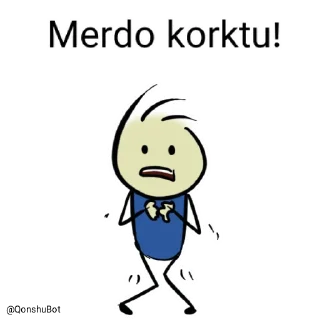 😰 emoji Merdo @Qonshubot Telegram sticker 15 of 31