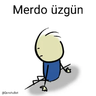 😓 emoji Merdo @Qonshubot Telegram sticker 11 of 31