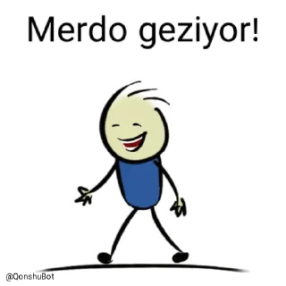 🚶‍♂️ emoji Merdo @Qonshubot Telegram sticker 10 of 31