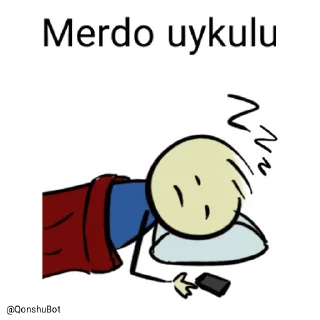 😴 emoji Merdo @Qonshubot Telegram sticker 17 of 31