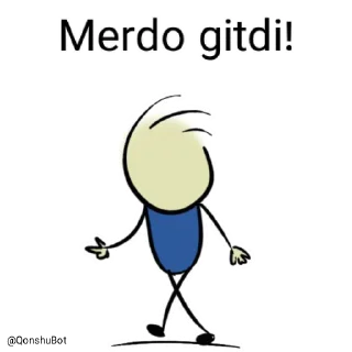 ✋️ emoji Merdo @Qonshubot Telegram sticker 2 of 31