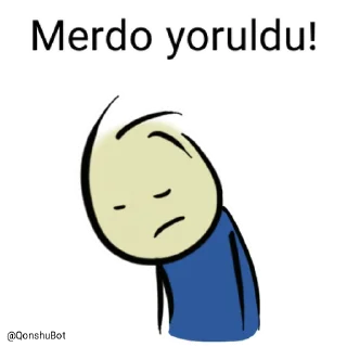 😣 emoji Merdo @Qonshubot Telegram sticker 9 of 31