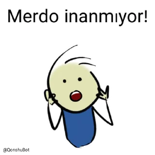 😱 emoji Merdo @Qonshubot Telegram sticker 3 of 31