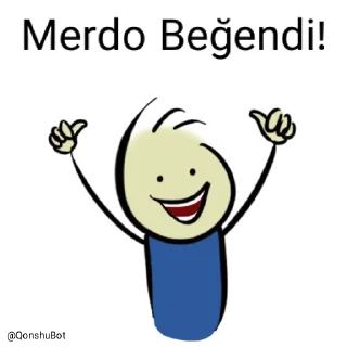 👍 emoji Merdo @Qonshubot Telegram sticker 20 of 31