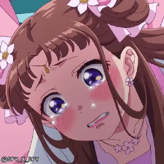 😭 emoji @spy_x_spy Kusuriya no Hitorigoto Telegram sticker 1 of 18