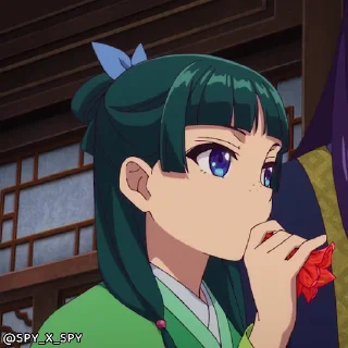 🌺 emoji @spy_x_spy Kusuriya no Hitorigoto Telegram sticker 10 of 18