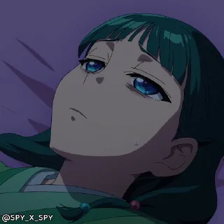 🙁 emoji @spy_x_spy Kusuriya no Hitorigoto Telegram sticker 7 of 18