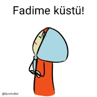 😒 emoji Fadime @Qonshubot Telegram sticker 13 of 31