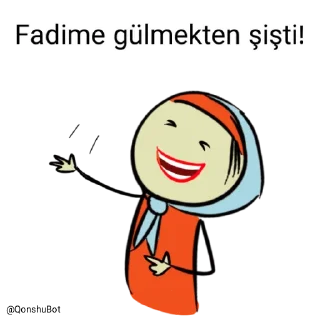 🤣 emoji Fadime @Qonshubot Telegram sticker 23 of 31