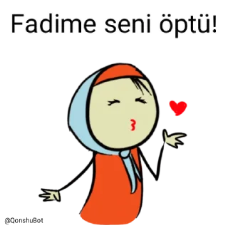 💋 emoji Fadime @Qonshubot Telegram sticker 19 of 31