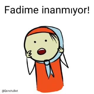 😱 emoji Fadime @Qonshubot Telegram sticker 3 of 31
