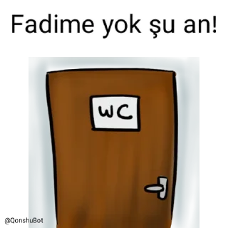🚽 emoji Fadime @Qonshubot Telegram sticker 22 of 31