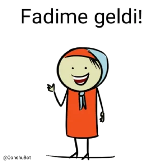 ✋️ emoji Fadime @Qonshubot Telegram sticker 1 of 31