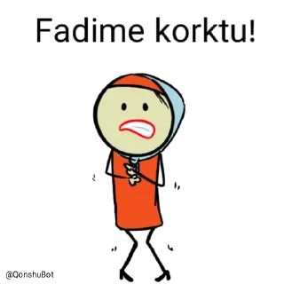 😰 emoji Fadime @Qonshubot Telegram sticker 15 of 31