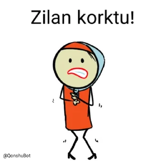 😰 emoji Zilan @Qonshubot Telegram sticker 15 of 31