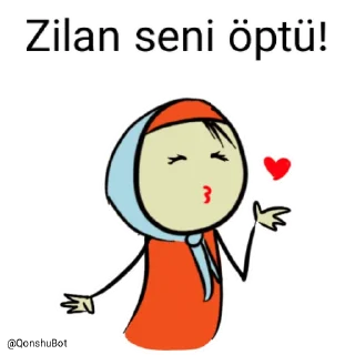 💋 emoji Zilan @Qonshubot Telegram sticker 19 of 31