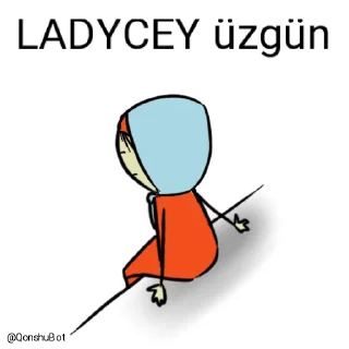 😓 emoji LADYCEY @Qonshubot Telegram sticker 11 of 31