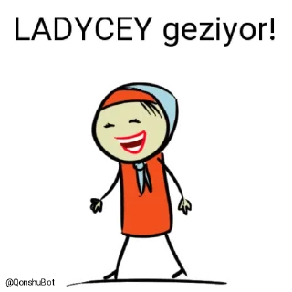 🚶‍♂️ emoji LADYCEY @Qonshubot Telegram sticker 10 of 31