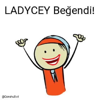 👍 emoji LADYCEY @Qonshubot Telegram sticker 20 of 31