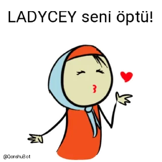 💋 emoji LADYCEY @Qonshubot Telegram sticker 19 of 31