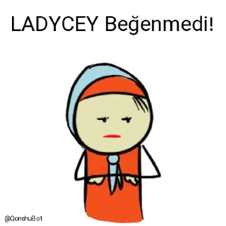 👎 emoji LADYCEY @Qonshubot Telegram sticker 21 of 31