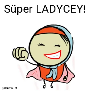 😎 emoji LADYCEY @Qonshubot Telegram sticker 6 of 31