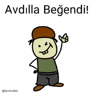 👍 emoji Avdılla @Qonshubot Telegram sticker 20 of 31