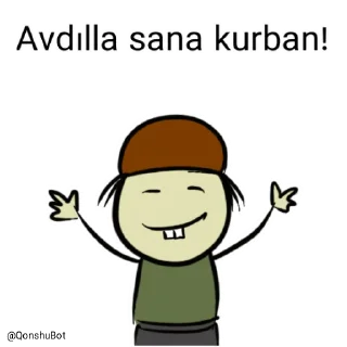 🤗 emoji Avdılla @Qonshubot Telegram sticker 18 of 31