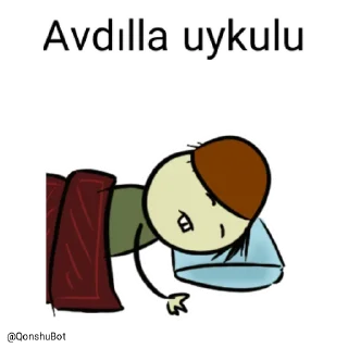 😴 emoji Avdılla @Qonshubot Telegram sticker 17 of 31